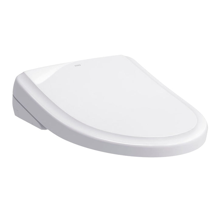 Toto S7 Washlet electric bidet seat on an elongated toilet