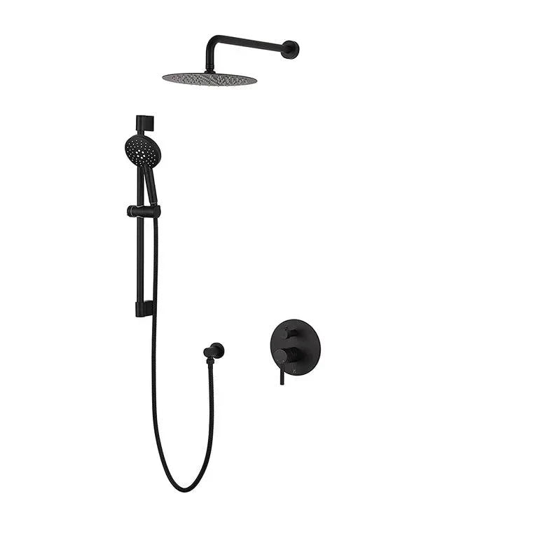 Kodaen Elegante shower system with rain head, hand shower and sliding bar
