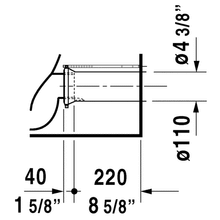 Duravit - DuraStyle Toilet Close-coupled Floor Standing Toilet Bowl (Without Tank) - 215609
