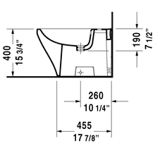 Duravit - DuraStyle Floorstanding Bidet 228310