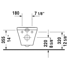 Duravit - Durastyle Wall Mount Bowl - 2537090092