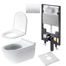 Duravit - D-neo Wall Mount Combination Complete Toilet Set