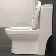 One Piece Toilet Bowl SKU: 2133- Soft Close Seat with High Efficiency Dual Flush in White. Dual-Flush