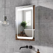 NLB - 24" x 32"  Led Mirror Medicine Cabinet With Single Doors MSL 301