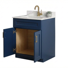 Livia 30" Bathroom Vanity – Solid Wood, Single Sink, Freestanding, Double Doors