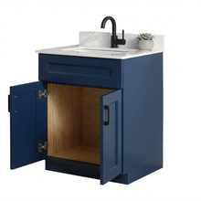 Livia 30" Bathroom Vanity – Solid Wood, Single Sink, Freestanding, Double Doors