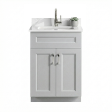 Livia 24 inch grey with chrome handles