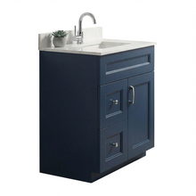 Livia 30" Bathroom Vanity – Solid Wood, Single Sink, Freestanding