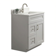 Livia 30" Bathroom Vanity – Solid Wood, Single Sink, Freestanding