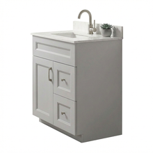 Livia 30" Bathroom Vanity – Solid Wood, Single Sink, Freestanding