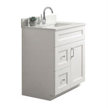 Livia 30" Bathroom Vanity – Solid Wood, Single Sink, Freestanding
