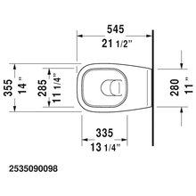 Duravit - D-Code One-Piece Wall-Mounted Toilet - 253509