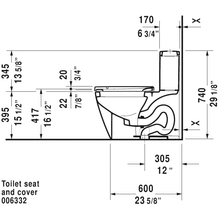 Duravit Starck 2 One-Piece Single Flush Toilet 213301