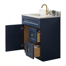 Livia 30" Bathroom Vanity – Solid Wood, Single Sink, Freestanding