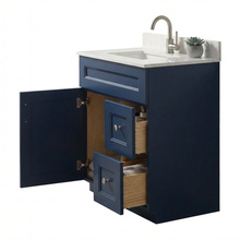 Livia 30" Bathroom Vanity – Solid Wood, Single Sink, Freestanding