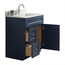 Livia 30" Bathroom Vanity – Solid Wood, Single Sink, Freestanding