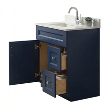 Livia 30" Bathroom Vanity – Solid Wood, Single Sink, Freestanding