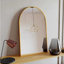 Arch Bathroom Mirror / Gold Metal Frame 24"x36"