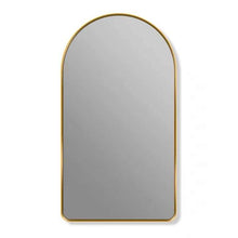 Arch Bathroom Mirror / Gold Metal Frame 24"x36"