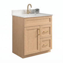 Aria 30" Bathroom Vanity – HDF, Single Sink, Freestanding