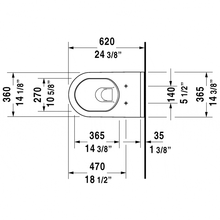 Duravit Starck 3 Wall Mount Bowl - 2226090092