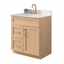 Aria 30" Bathroom Vanity – HDF, Single Sink, Freestanding