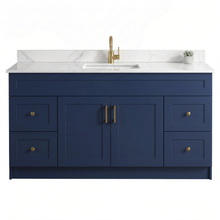 Elara 60" Bathroom Vanity – HDF, Single Sink, Freestanding