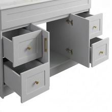 Elara 60" Bathroom Vanity – HDF, Single Sink, Freestanding