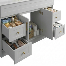 Elara 60" Bathroom Vanity – HDF, Single Sink, Freestanding