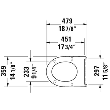 Duravit - Elongated Slow Close Seat and Cover - 0025290000