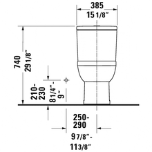 Duravit One-piece Rimless Toilet - 21960100U2 (LESS SEAT)