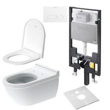Duravit - D-neo Wall Mount Combination Complete Toilet Set