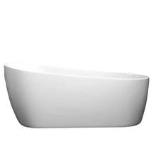 67" Freestanding Tub HB-7111-67 - Modern Oval Acrylic Bathtub for Luxury Bathroom Decor