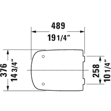 Duravit - DuraStyle Ada Elongated Toilet Seat and Cover - 26310000