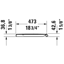 Duravit - DuraStyle Ada Elongated Toilet Seat and Cover - 26310000