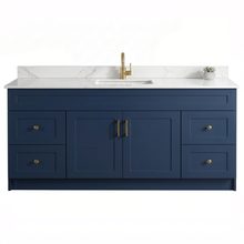 Elara 72" Bathroom Vanity – HDF, Single Sink, Freestanding