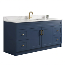 Elara 72" Bathroom Vanity – HDF, Single Sink, Freestanding