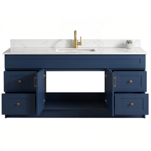 Elara 72" Bathroom Vanity – HDF, Single Sink, Freestanding