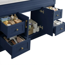 Elara 72" Bathroom Vanity – HDF, Single Sink, Freestanding
