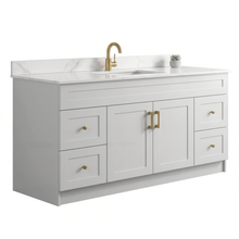 Elara 72" Bathroom Vanity – HDF, Single Sink, Freestanding