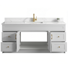 Elara 72" Bathroom Vanity – HDF, Single Sink, Freestanding