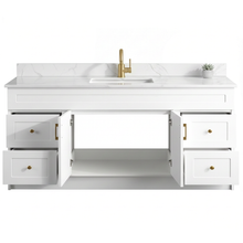 Elara 72" Bathroom Vanity – HDF, Single Sink, Freestanding