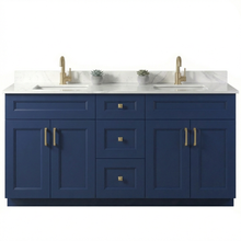 Livia 72" Bathroom Vanity – Solid Wood, Double Sink, Freestanding
