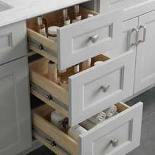 Livia 72" Bathroom Vanity – Solid Wood, Double Sink, Freestanding