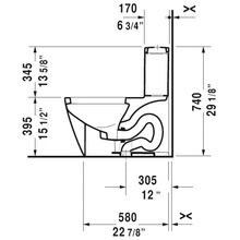 Duravit Starck 2 One-Piece Single Flush Toilet 213301