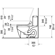 Duravit Starck 2 One-Piece Single Flush Toilet 213301