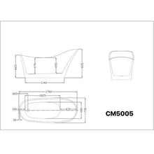 67" Freestanding Tub HB-5005-67 - Modern Oval Acrylic Bathtub for Luxury Bathroom Decor