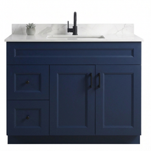 Livia 42" Bathroom Vanity – Solid Wood, Single Sink, Freestanding