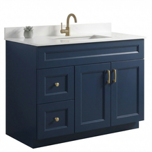 Livia 42" Bathroom Vanity – Solid Wood, Single Sink, Freestanding