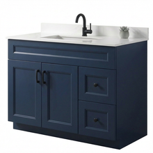 Livia 42" Bathroom Vanity – Solid Wood, Single Sink, Freestanding